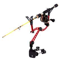 Load image into Gallery viewer, Aluminium Alloy Raft Fishing Sea Fishing Rod Bracket Boat Fishing Pole Clamp Clip Stander Holder Fishing Tackle Tool