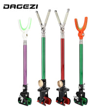 Load image into Gallery viewer, DAGEZI Metal Stretch Rod Pole Bracket Holder Rotating Fishing Rods Holder Fishing Simple Hand Back Stand Fishing Tackle