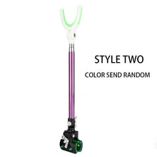 Load image into Gallery viewer, DAGEZI Metal Stretch Rod Pole Bracket Holder Rotating Fishing Rods Holder Fishing Simple Hand Back Stand Fishing Tackle