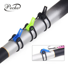 Load image into Gallery viewer, 10pcs/lot Plastic Fishing Lures Bait Hook Keeper for Fishing Rod Pole Safety Holder Outdoor Fishing Tackle Box Fishing Tools