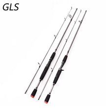 Load image into Gallery viewer, 2019 New 1.8m 2 Segments fishing rod M Power line wt.6-15lb lure wt.1/8-3/4oz Carbon Spinning Casting Lure Fishing Rod