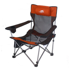 Load image into Gallery viewer, 15% Aluminum Folding Beach Chair Elevated Bed Portable Outdoor/Patio Furniture Heavy Duty Lounge for Camping Breathable Material