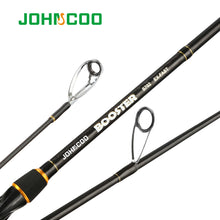 Load image into Gallery viewer, Ex-Fast Fishing Rod 2.1m 2.4m Carbon Rod ML/M 2 Tips 5-28g Spinning Rod Casting Light Jigging Rod 2 Sections Johncoo booster