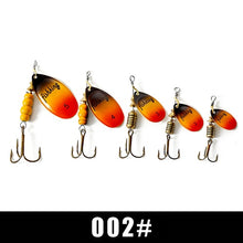 Load image into Gallery viewer, FISH KING Spinner Bait 1pc 3.2g 4.3g 6.1g 9.6g 13.6g Fishing Lure Bass Hard Baits Spoon With Treble Hook Tackle High Quality