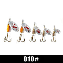 Load image into Gallery viewer, FISH KING Spinner Bait 1pc 3.2g 4.3g 6.1g 9.6g 13.6g Fishing Lure Bass Hard Baits Spoon With Treble Hook Tackle High Quality