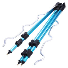 Load image into Gallery viewer, Sougayilang Tripod Bracket Aluminum Alloy Telescopic Fishing Tripod Holder Night Fishing Light Bracket Fishing Rod Bracket