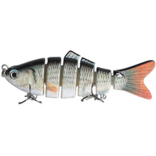 Load image into Gallery viewer, Piscifun Fishing Lure 10cm 20g 3D Eyes 6 Segment Lifelike Hard Lure Crankbait Sinking Wobblers 2 Hook Fishing Baits Pesca Cebo