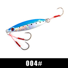 Load image into Gallery viewer, FTK Metal Jig Fishing Spoon 20g-50g Fresh Water Fishing Hard Lead Fish Lure Slice Jig Bait Spoon Fishing Tackle Metal Jigging