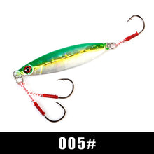 Load image into Gallery viewer, FTK Metal Jig Fishing Spoon 20g-50g Fresh Water Fishing Hard Lead Fish Lure Slice Jig Bait Spoon Fishing Tackle Metal Jigging