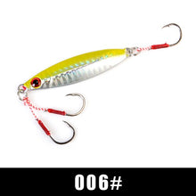 Load image into Gallery viewer, FTK Metal Jig Fishing Spoon 20g-50g Fresh Water Fishing Hard Lead Fish Lure Slice Jig Bait Spoon Fishing Tackle Metal Jigging